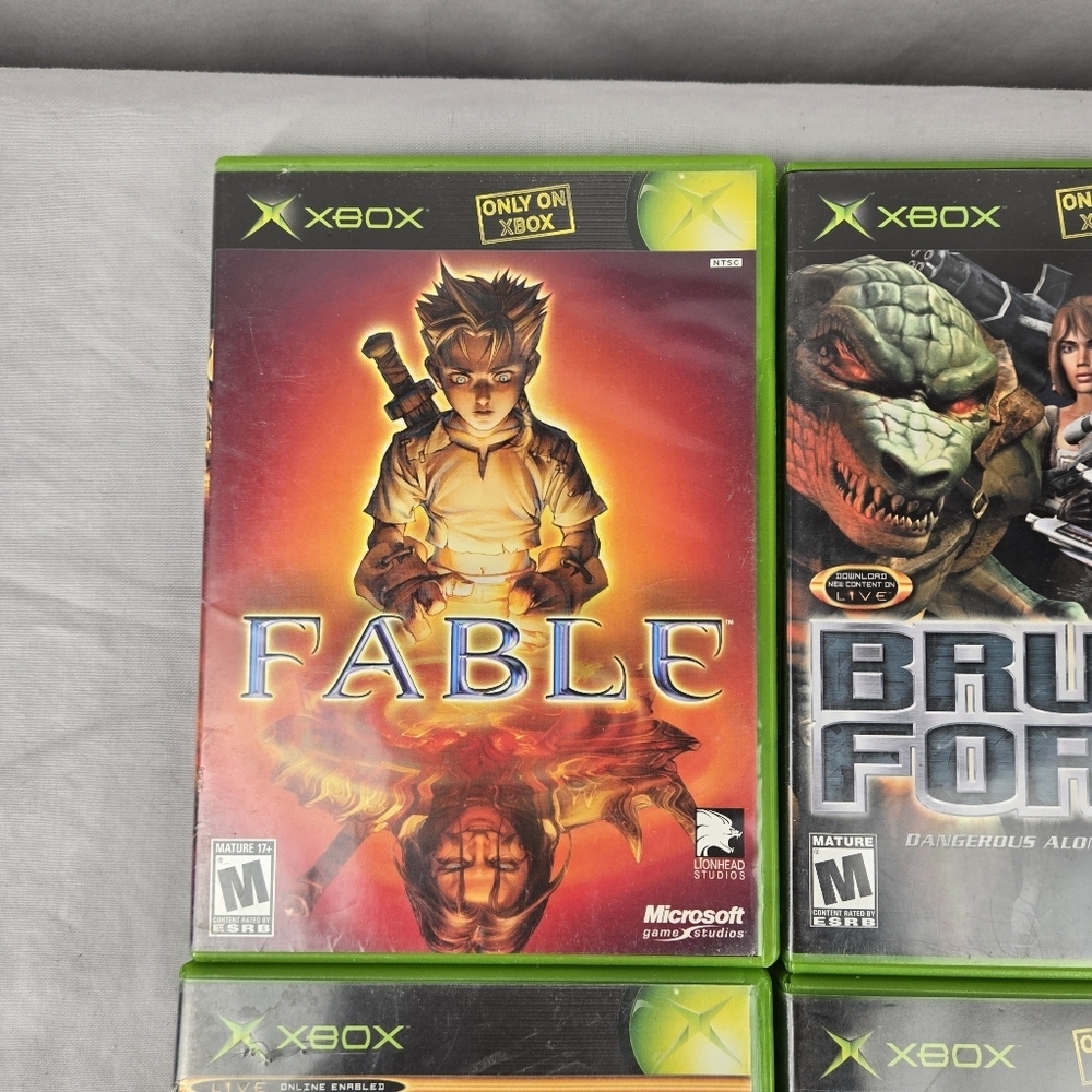 Lot Of 4 Original XBOX Games Fable Project Gotham Brute Force Ghost Recon Works - Picture 2 of 10